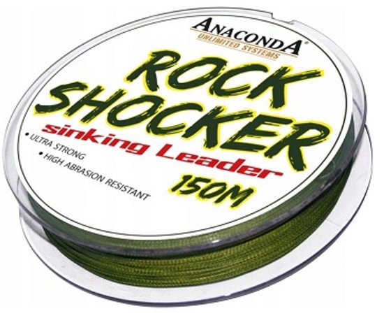 Anaconda Leadermateriaal Braid Rock Shocker Leader 0.35mm van Merkloos