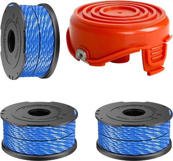 And Decker A6441 Reservedraadspoel voor Black & Decker GL315 GL350 GL650 GL652 GL655 GL660 GL680, 1,65 mm diameter en 12,2 m lang