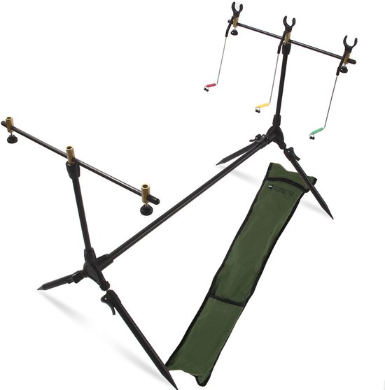Angling Pursuits 'Session' Rod Pod met swingers en achtersteuntjes - Rodpod van Merkloos