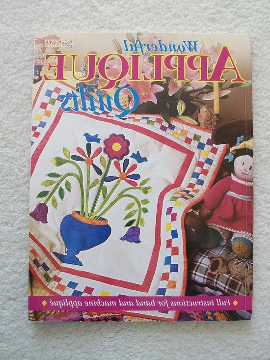 Applique Quilts Boek - Patchwork Patronen - Creatief Naaien - Uitgebreide Technieken - 104 Pagina's - Meerdere Kleuren van Merkloos