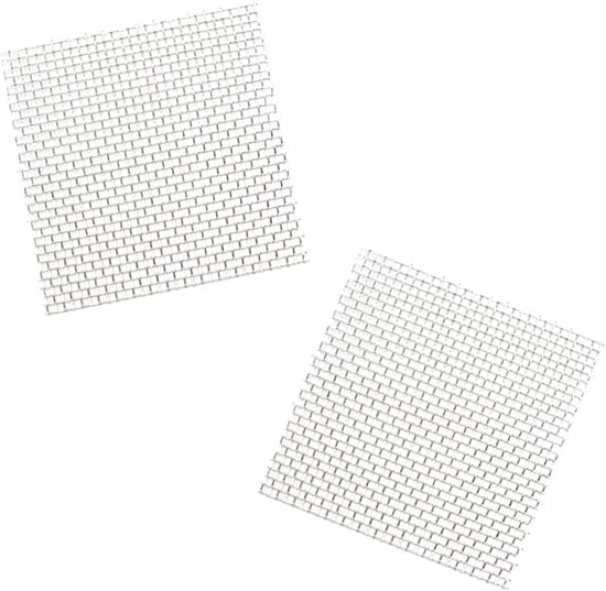Aquarium Mosnet, 10 stuks roestvrijstalen Mosmat Basis, 7x7cm, Geschikt voor Aquarium Vistank
