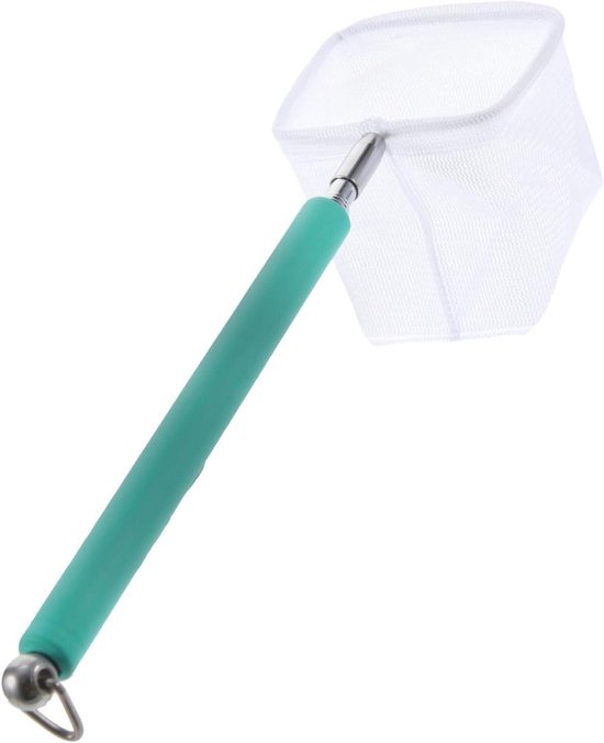 Aquarium Net - Schepnet Vis - Vissen Vangen - Uitschuifbaar Handvat - 47cm - Zilver van Merkloos