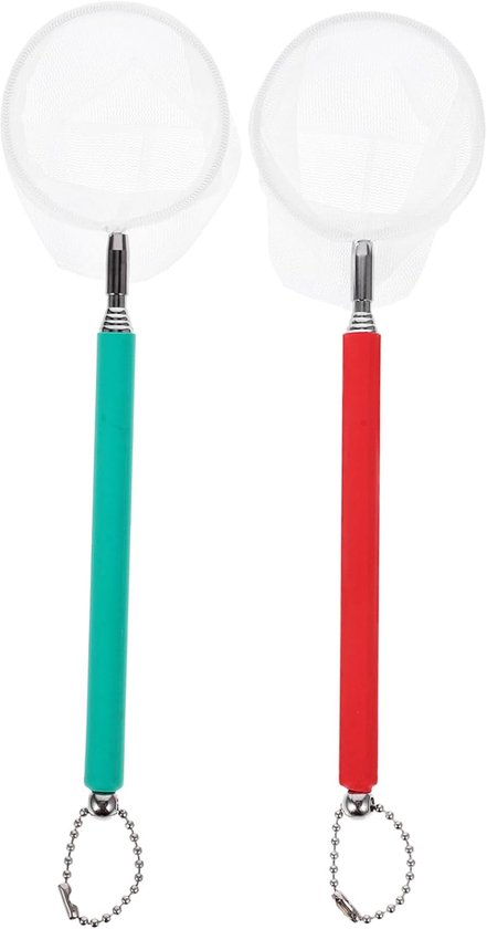 Aquarium Net - Schepnet Vissen - Dieren Verzamelen - Visvriendelijk Ontwerp - 18-53 cm Uitschuifbaar - Diverse Kleuren