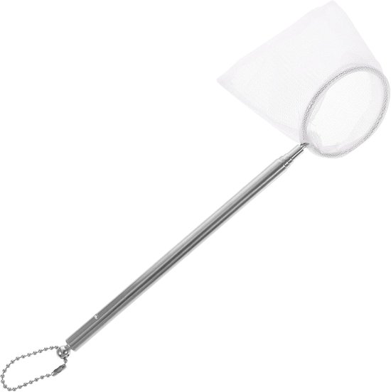 Aquarium Schepnet - Visnet Garnaalnet - Vissen Vangen - Fijnmazig Ontwerp - 57.5x6cm 2 Stuks - Wit van Merkloos