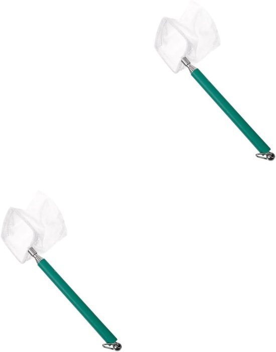 Aquarium Schepnet - Visnet Garnalennet - Aquarium Onderhoud - Fijnmazig Roestvrij Staal - 18-53 cm - Zilver