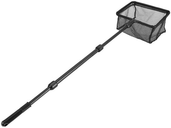 Aquarium Schepnet - Visnet Garnalennet - Vissen Vangen - Visvriendelijk Ontwerp - M Medium - Zwart van Merkloos