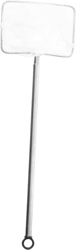 Aquarium Visnet - Garnalennet Schepnet - Aquarium Onderhoud - Uitschuifbare Steel - 35 cm - Wit