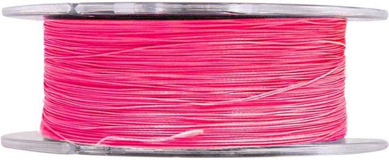 Asari Kazuma Gloss Max 300 M Gevlochten Vislijn Roze 0.250 mm van Merkloos