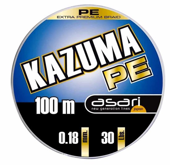 Asari Kazuma Pe Gevlochten Vislijn 100 M Groen 0.700 mm