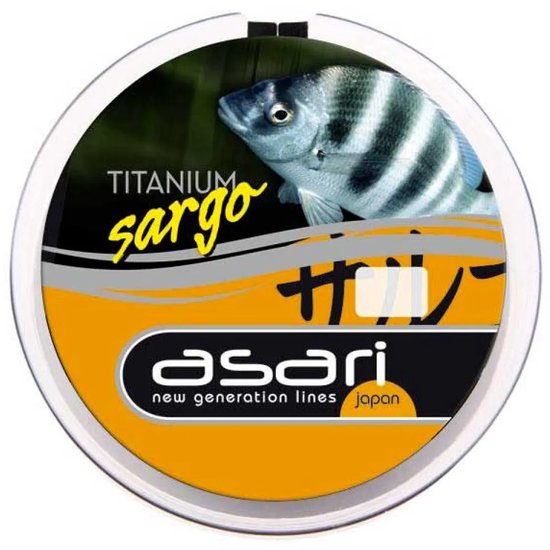 Asari Titanium Sargo Monofilament 300 M Transparant 0.250 mm
