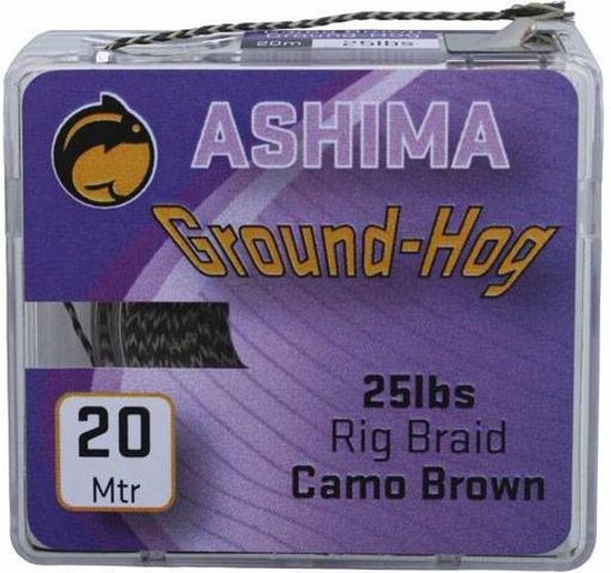 Ashima Ground-Hog | 20m Camo Brown 25lbs van ASH