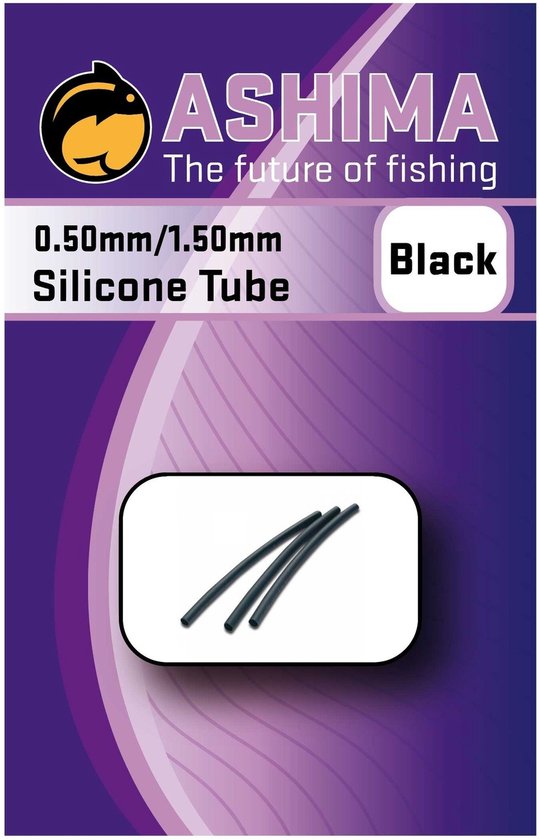 Ashima Silicone Tube - Kleur: Black,Maat: 0.75mm van ASH