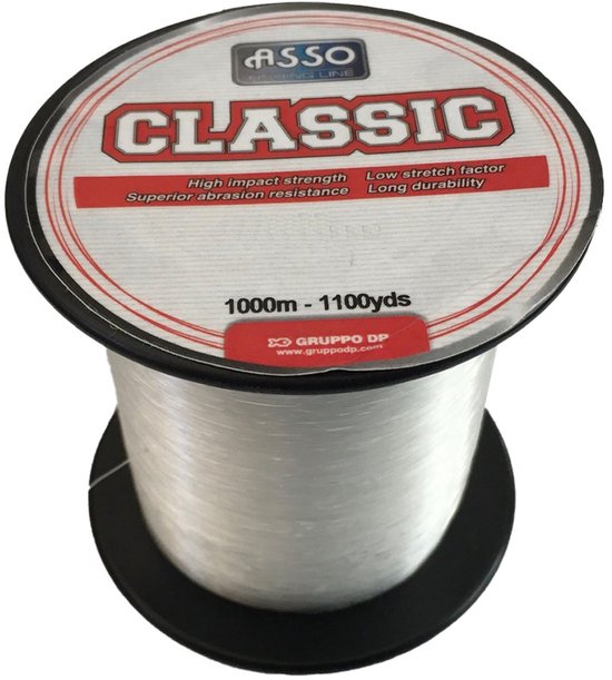 Asso Classic 1000 M Monofilament Transparant 0.500 mm van Merkloos