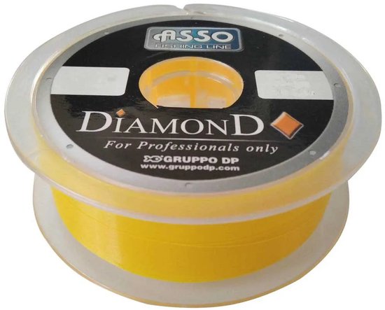 Asso Diamond 150 M Monofilament Geel 0.300 mm van Merkloos