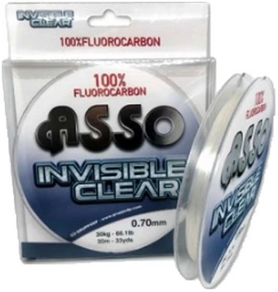 Asso Invisible 30 M Flurocarbon Wit 0.600 mm