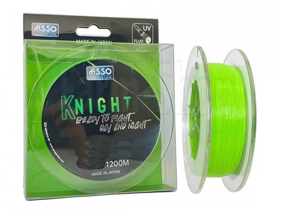 Asso Knight 1200 M Monofilament Transparant 0.370 mm van Merkloos