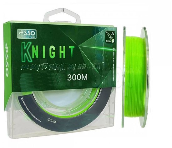 Asso Knight 300 M Monofilament Transparant 0.370 mm