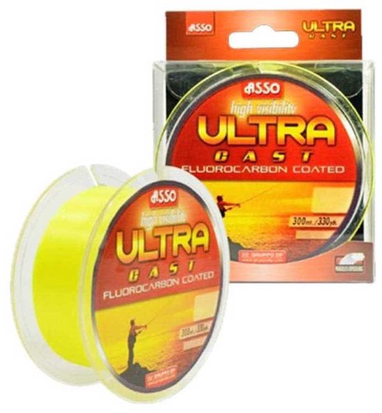 Asso Ultra Cast Paralelo 300 M Monofilament Transparant 0.360 mm