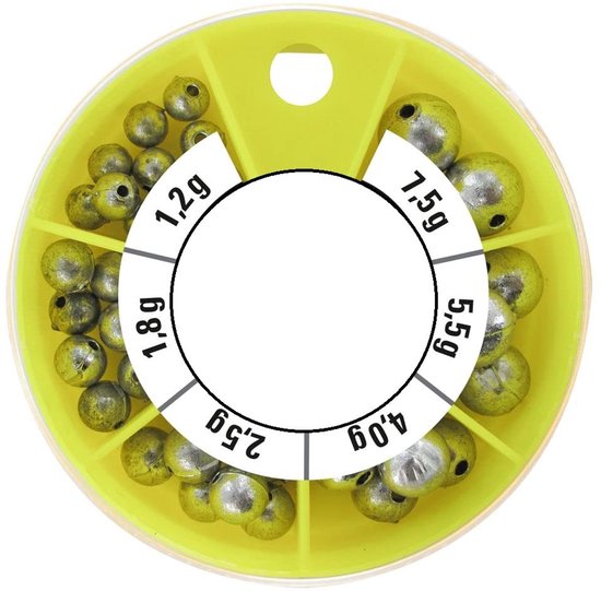 Assortiment Lochlood 120g - 6 Verschillende Maten voor Vissen
