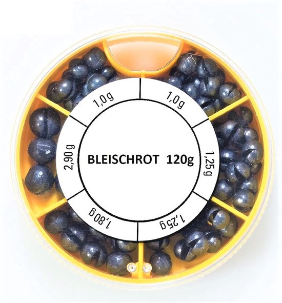 Assortiment Lood Gewichten Doos - 120 g voor Vissen