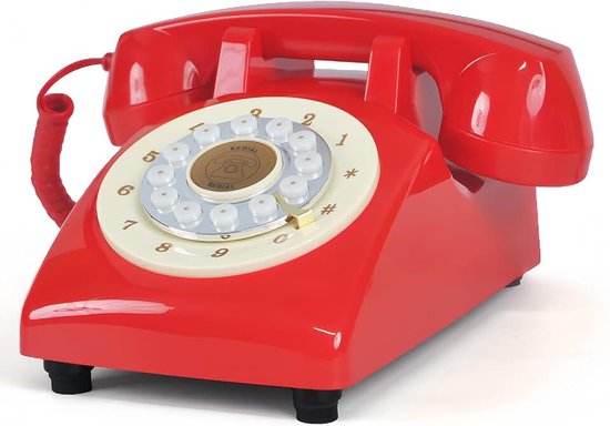 Audio gastenboek, telefoon voor bruiloft, gastenboek, audioberichtenboek, vintage stijl voor bruiloftsreceptie, bruidsdouche, babyshower (08 bordeauxrood)