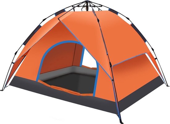 Automatische Pop-up Campingtent voor 2-3 Personen - Waterdicht en Winddicht - Inclusief Grote Draagtas - Ideaal voor Gezinscamping en Buitenactiviteiten van Outsunny