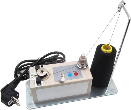 Automatische Spoelwinder en Draadstand voor 220V met 1/4"(6mm) Center Gat Spoelen - Efficiënt en Gebruiksvriendelijk
