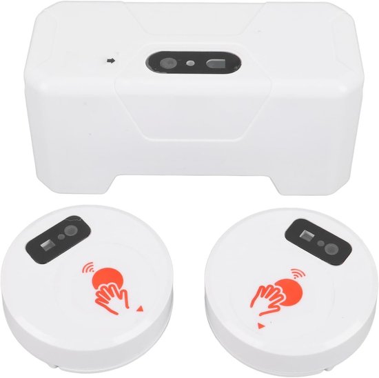 Automatische Toiletafvoer Kit met 2 Sensoren, Infrared Sensor Technologie en Oplaadbare Batterij voor Hygiënisch Gebruik van Merkloos