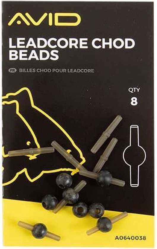 Avid Carp Avid Terminal Tackle Leadcore Chod Beads (8 pcs) van Avid