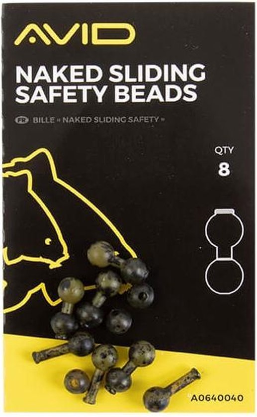 Avid Carp Avid Terminal Tackle Naked Sliding Safety Beads (8 pcs) van Avid