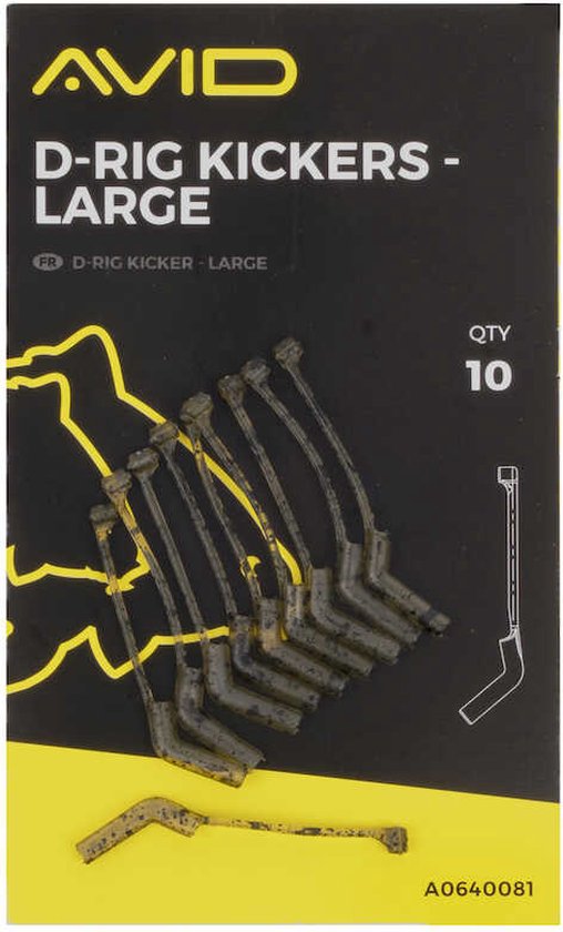 Avid Carp D-Rig Kickers (10 pcs) Small