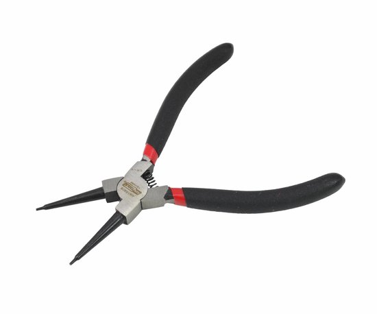 AWTools AW16614 - Interne Seegerringtang - 200 mm - Rechte Bektang - Ergonomische Greep van Merkloos