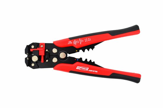 Awtools AW16705 - Strip- en Krimptang - 205mm - Ergonomisch