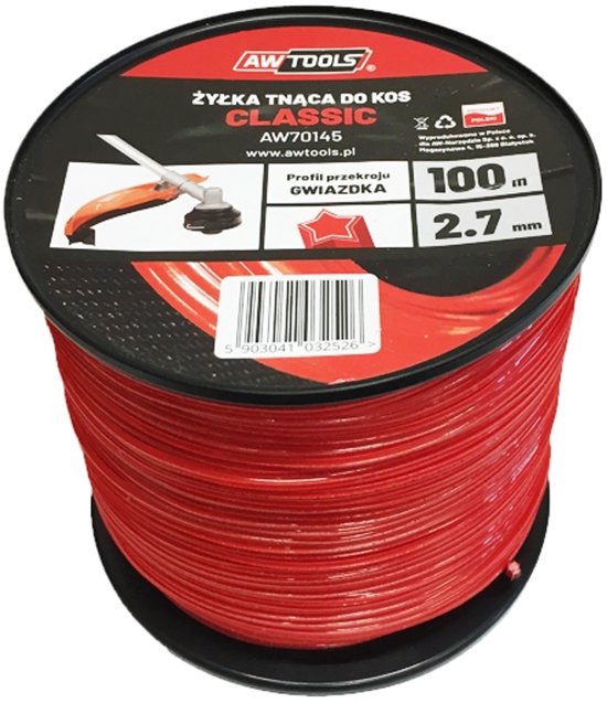 AWTools Classic - Professionele Touw - 3,0 mm - 100 m - Stervormig van Merkloos