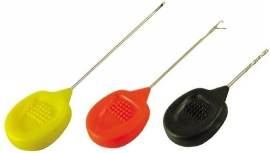 Bait Tools Set - Boilie Needles + Bait Drill - 3-delige boilienaalden set van Merkloos