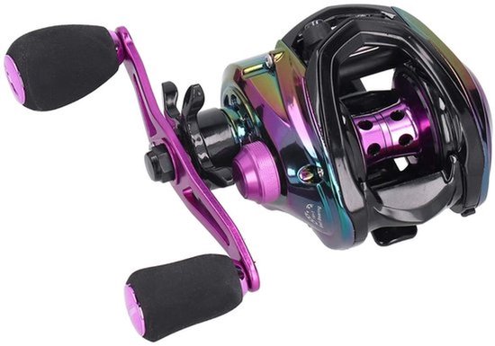 Baitcast Visreel 12 Versnellingen - Magnetische Rem - Lichtgewicht - RVS-lager - Duurzaam Metaal - Stabiliteit op Hoge Snelheid - Viswiel