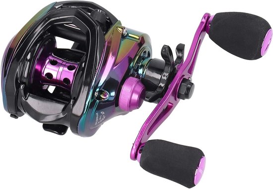 Baitcast Visreel met 12 Speed Magnetische Rem, Snelheidsverhouding 8.1:1, RVS Lager en Perfect voor Casting en Vissen