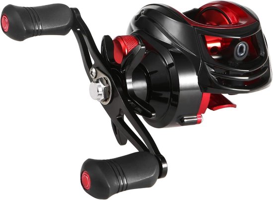 Baitcasting Fishing Reel met 18 + 1BB Lagers, Hoge Snelheid 7.2:1 Overbrenging en Magnetisch Remsysteem voor Efficiënt Vissen van Merkloos