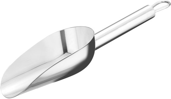 Bar Up - Serie - Stalen Schop voor IJs - 0.36L - Zilverkleurig