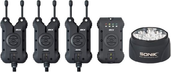 Beetmelderset Sonik SKX 3+1 + Bivvy Lamp van Merkloos