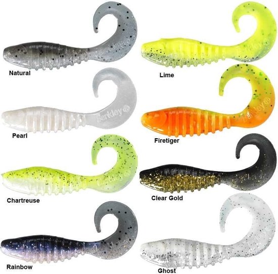 Berkley 2 Flex Grub Shad Natural 5cm van Berkley