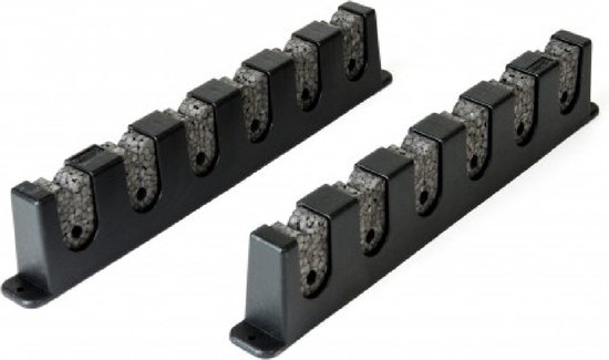 Berkley Horizontal 4 Rod Rack - Hengelrek - Zwart van Berkley