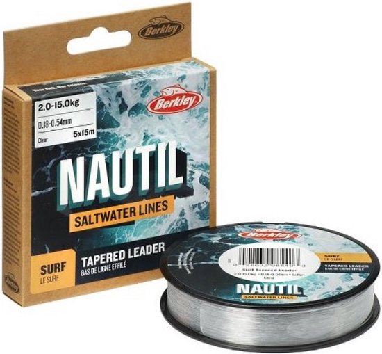 Berkley Nautil - 5x 15m Tapse voorslagen 0.18-0.54mm van Merkloos