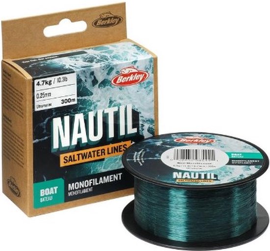 Berkley Nautil vislijn - 300m - 0.40mm - Blauw - visdraad van Berkley