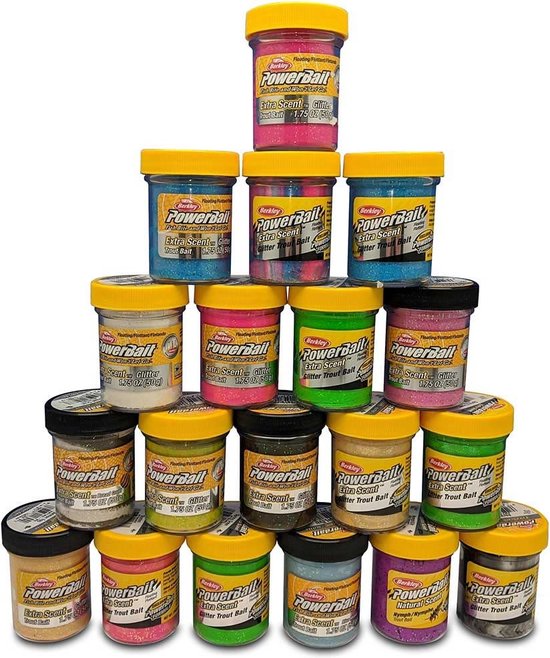 Berkley PowerBait - Glitter Trout Bait - Twisty Turtle - Groen