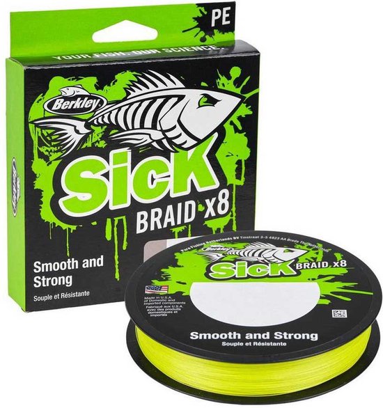 Berkley Sick 300 M Gevlochten Vislijn Goud 0.800 mm van Merkloos