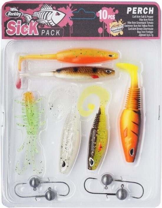 Berkley Sick kunstaas setje voor Baars 10-delig van Berkley