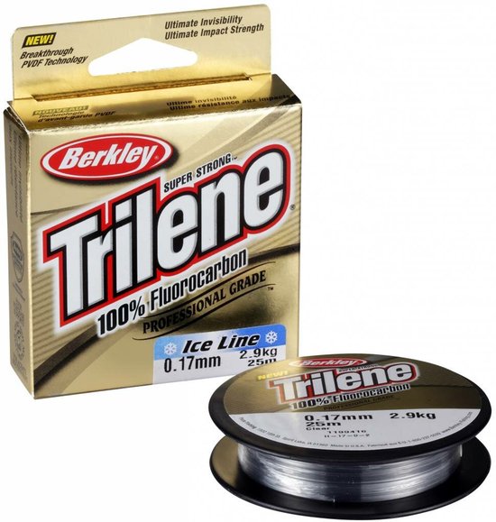 Berkley Trilene Ice Fluorocarbon Leader - Transparant - Fluorcarbon Onderlijn - Vislijn - Visdraad - 0.17m 2.90kg 25m