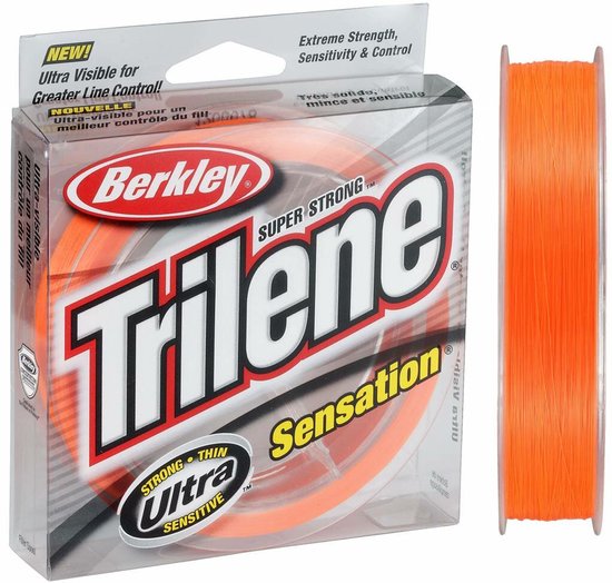 Berkley Trilene Sensation Blaze Orange Nylon Lijn - Vislijn - Visdraad - 0.24mm 5.30kg 110m