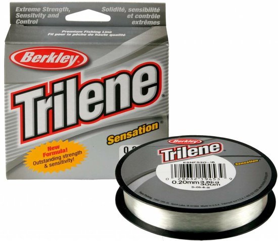 Berkley Trilene Sensation Nylon Lijn - Transparant - Vislijn - Visdraad - 0.24mm 5.70kg 300m